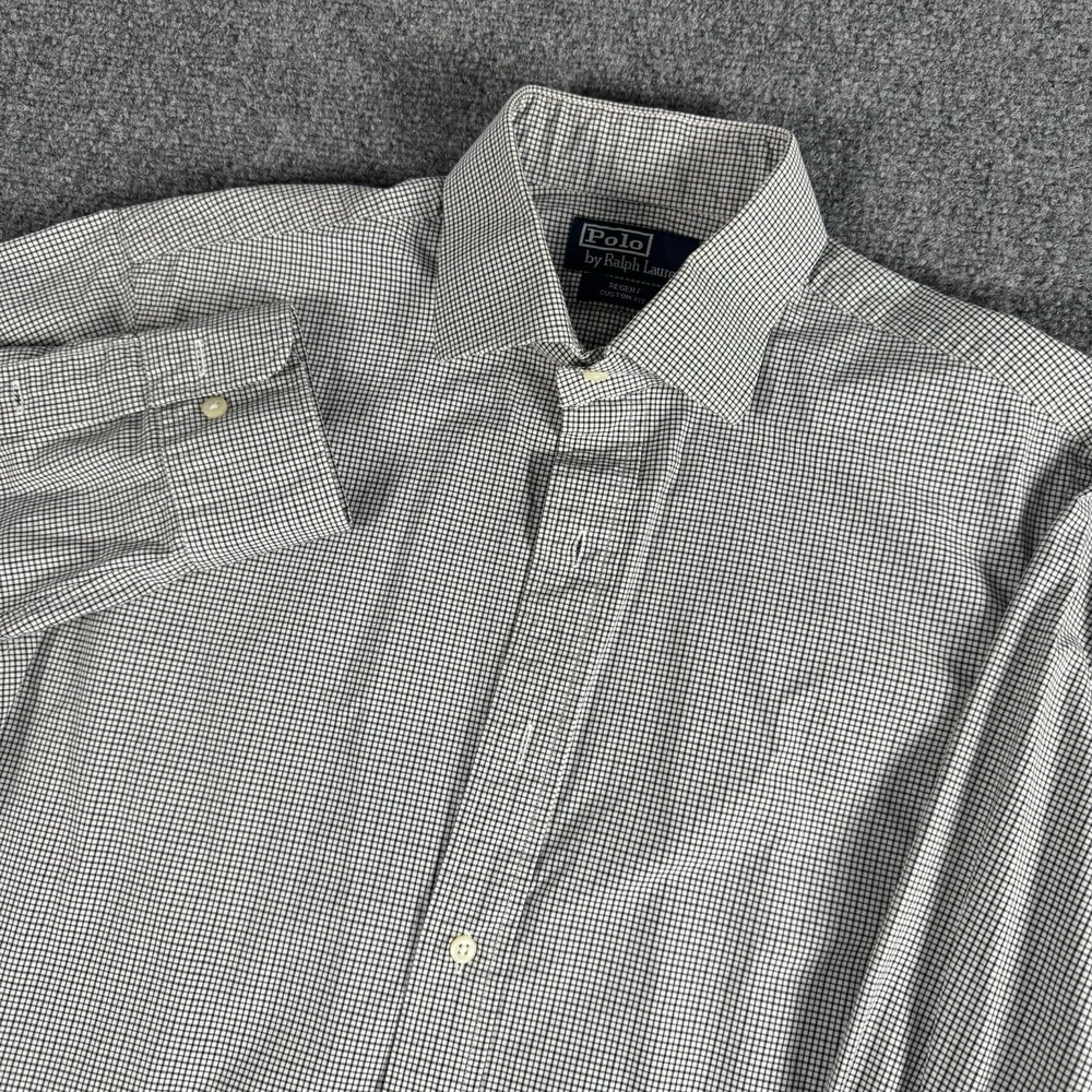 Vintage Polo Ralph Lauren Shirt Mens Regent Classic Fit Button Up M 16 32/33